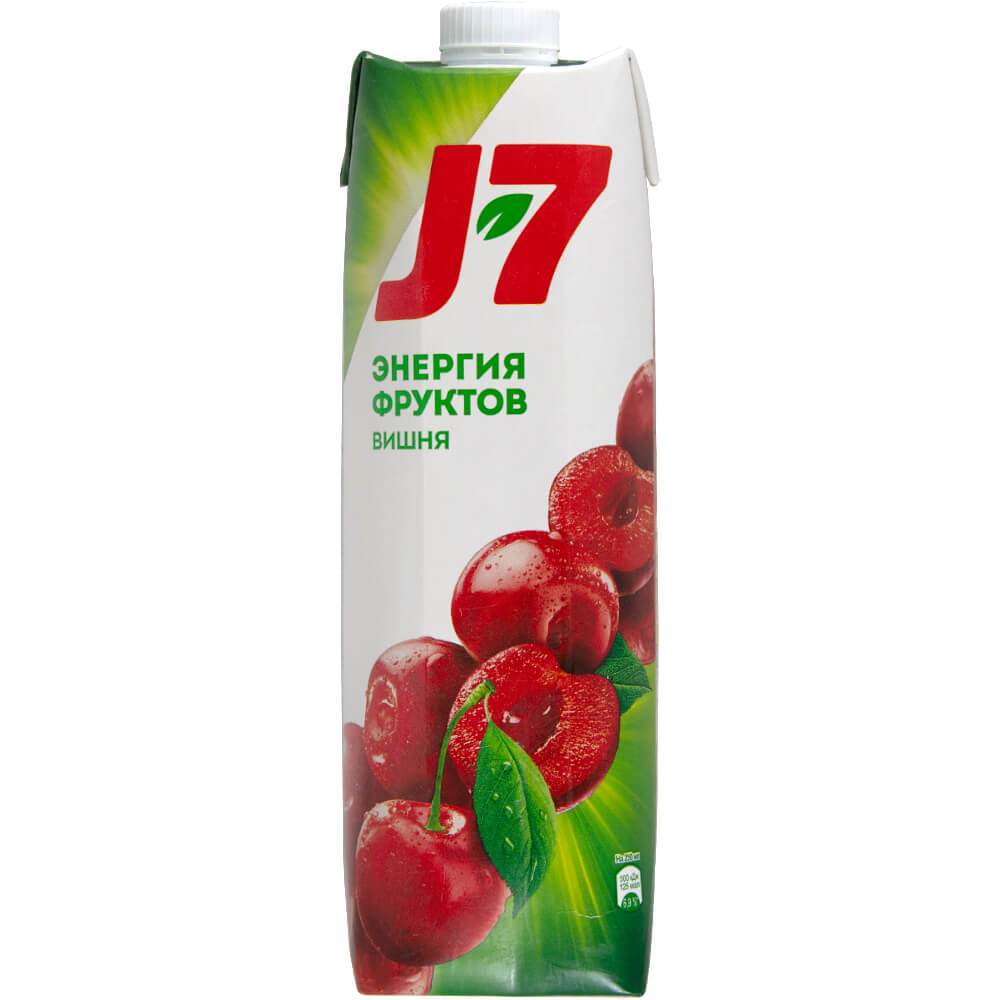 Фото: Нектар "J7 " вишневый осветленный, 970мл