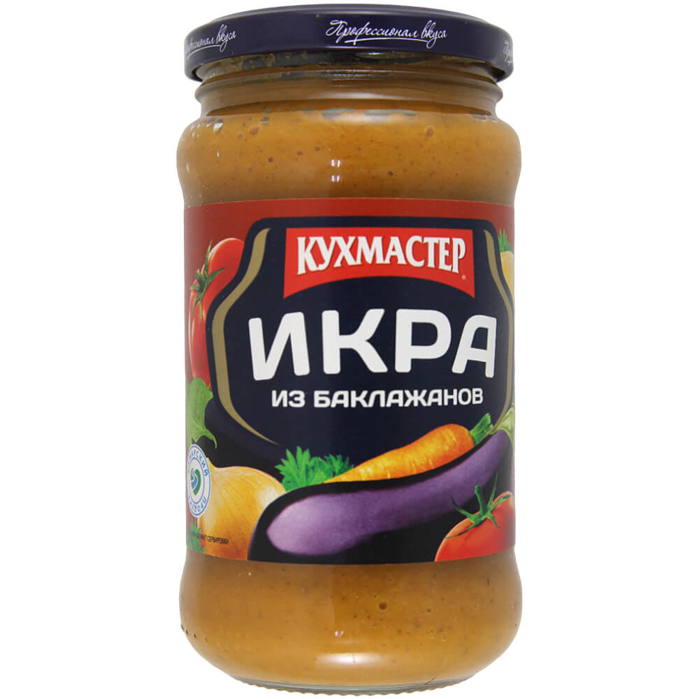 Фото: Икра из баклажанов "Кухмастер", 400г