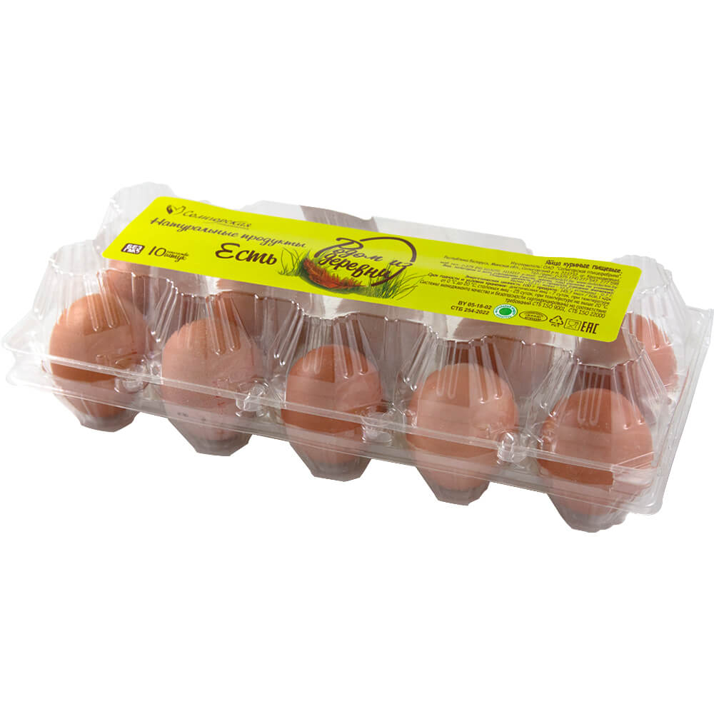 Фото: Яйца куриные пищевые мелкое цветные С-М, 10шт