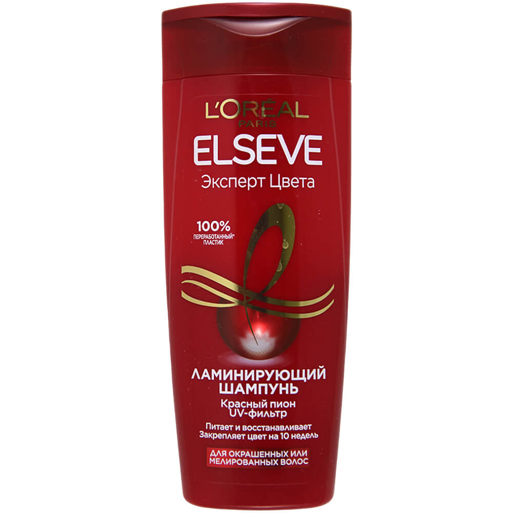 Фото: Шампунь "ELSEVE" эксперт цвета ламинирующий для окрашенных или мелированных волос, 250мл