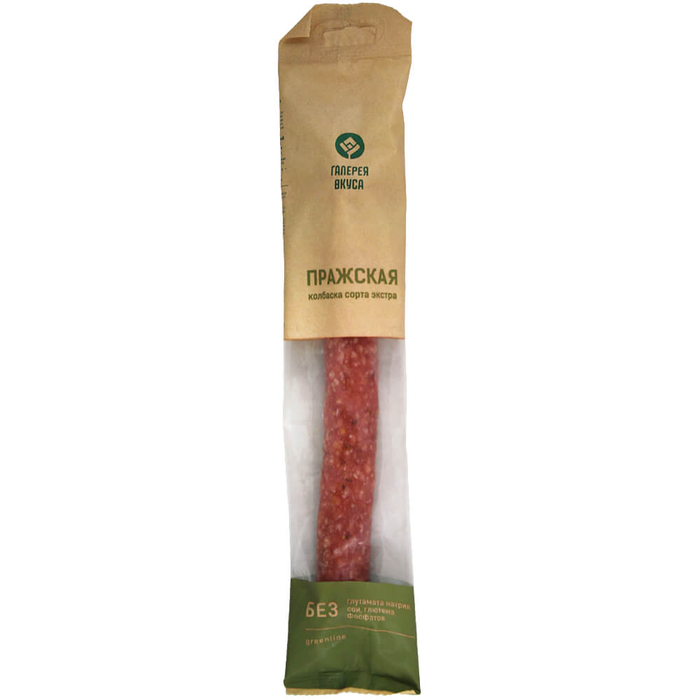 Фото: Колбаска "Пражская" сыровяленая сорта экстра, 180г