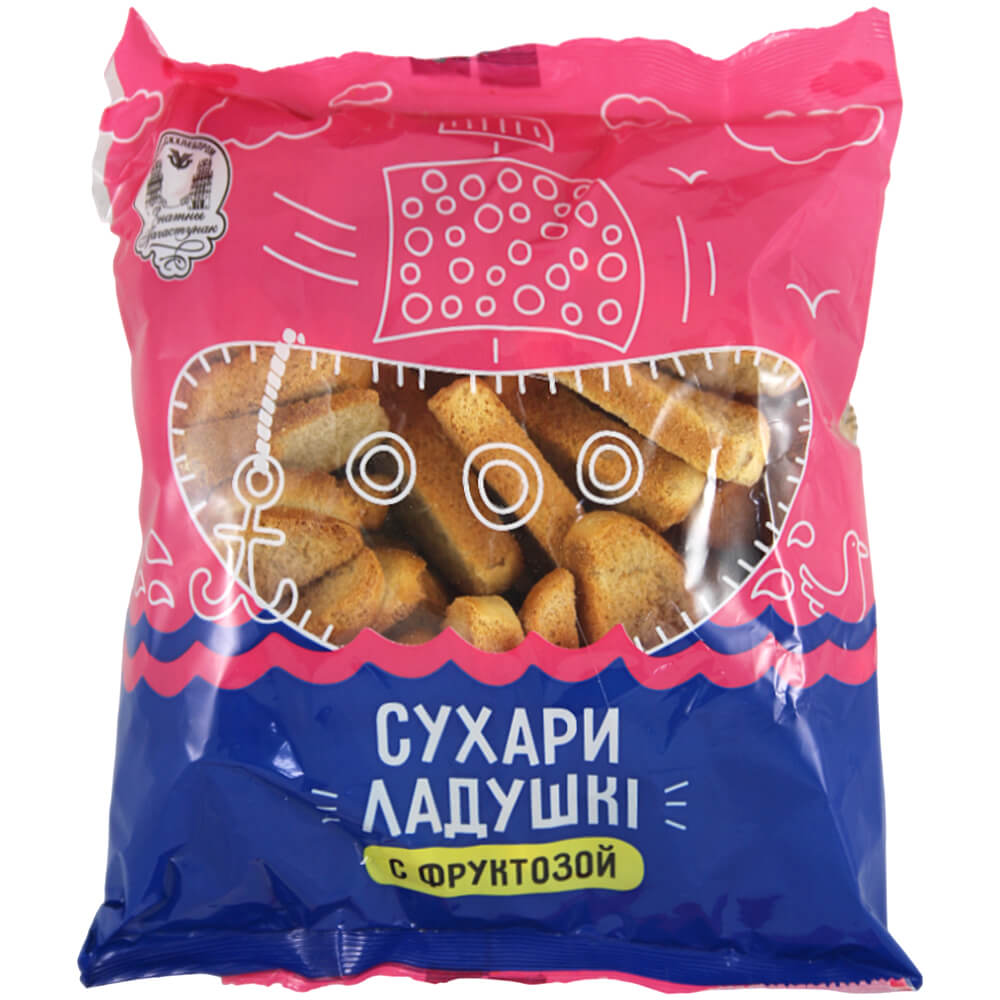 Фото: Сухари "Ладушки" с фруктозой, 250г