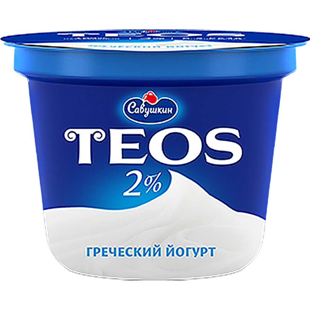 Фото: Йогурт "Греческий teos" 2%, 250г