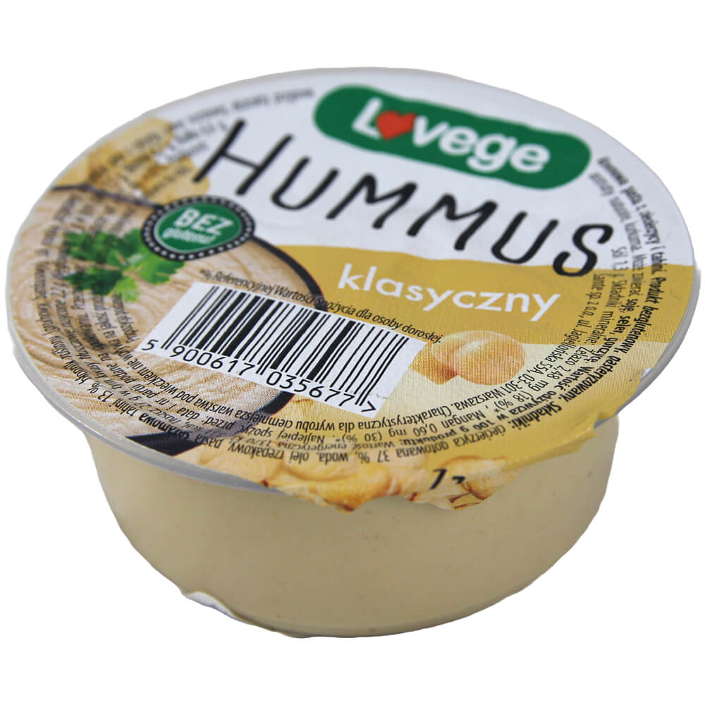 Фото: Хумус классический "Lovege" паста с нутом и тахини, 115г