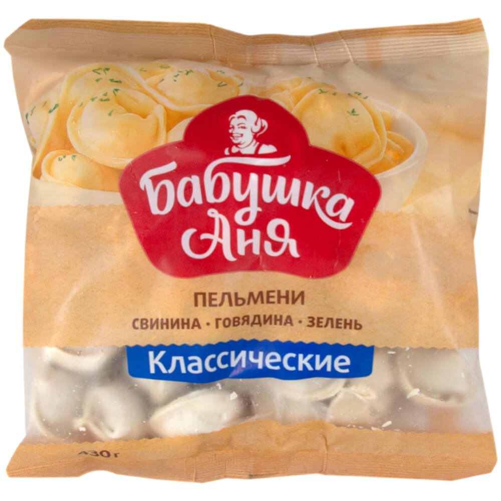 Фото: Пельмени "Бабушка Аня" классические, 430г