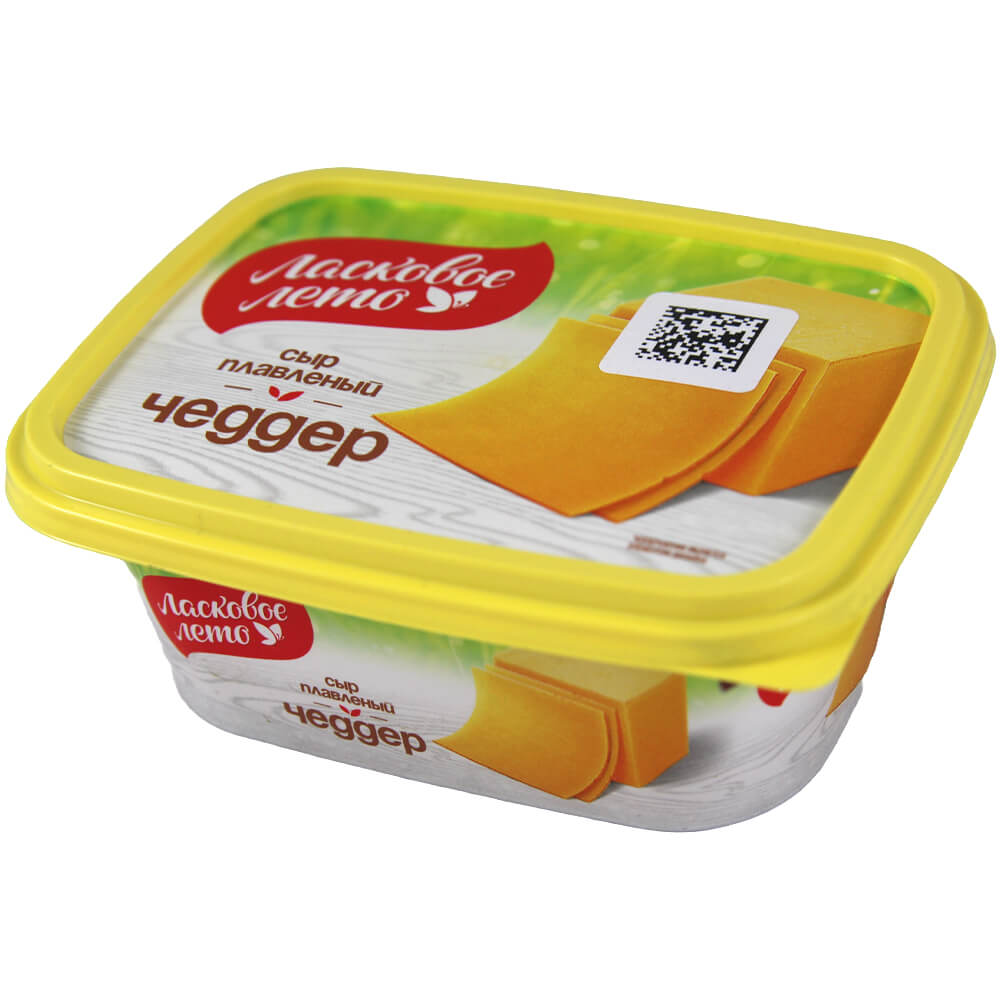 Фото: Сыр плавленый "Ласковое лето" со вкусом и ароматом сыра "Чеддер" пастообразный 45%, 170г