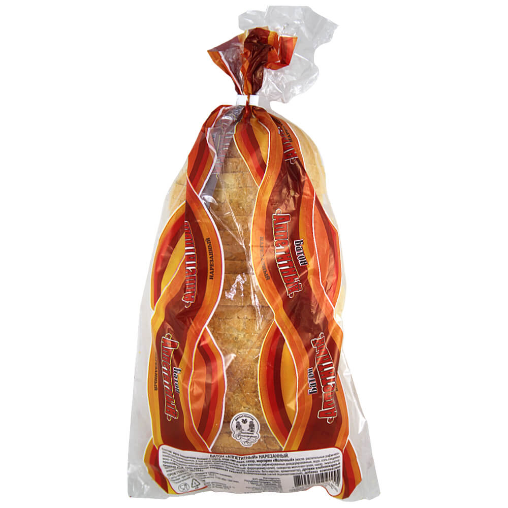 Фото: Батон "Аппетитный" нарезанный, 480г