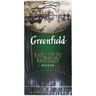Чай черный "Greenfield" Earl grey fantasy ароматом бергамота, 25*2г 50г