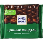 Шоколад молочный "Ritter Sport" с цельным миндалем, 100г