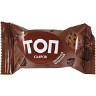 Сырок творожный глазированный "ТОП" с какао и кусочками шоколадной глазури "Двойной шоколад" 20%, 35г